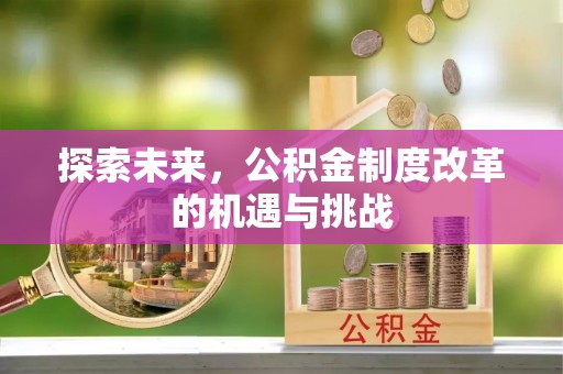 卫辉探索未来，公积金制度改革的机遇与挑战