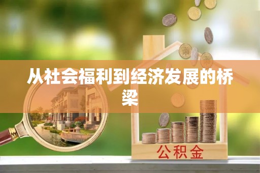 卫辉从社会福利到经济发展的桥梁