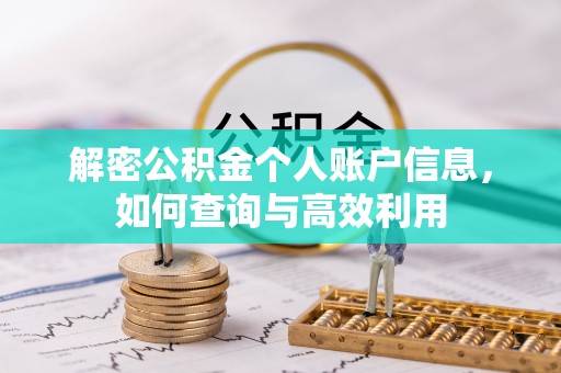 卫辉解密公积金个人账户信息，如何查询与高效利用