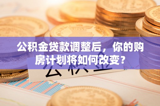 卫辉公积金贷款调整后，你的购房计划将如何改变？