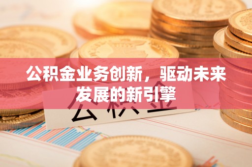 卫辉公积金业务创新，驱动未来发展的新引擎