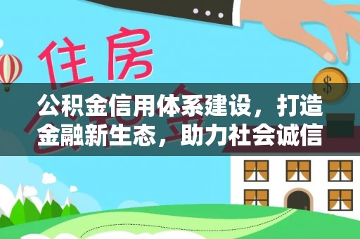 卫辉公积金信用体系建设，打造金融新生态，助力社会诚信发展