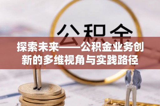 卫辉探索未来——公积金业务创新的多维视角与实践路径