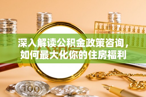 卫辉深入解读公积金政策咨询，如何最大化你的住房福利