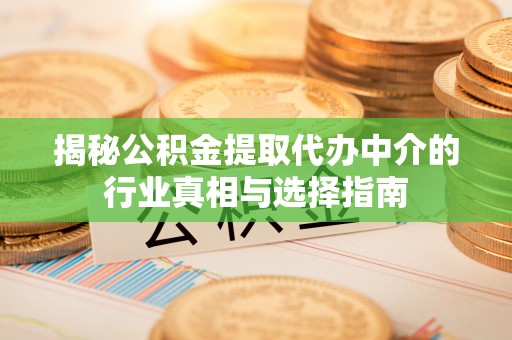 卫辉揭秘公积金提取代办中介的行业真相与选择指南
