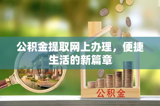 卫辉公积金提取网上办理，便捷生活的新篇章