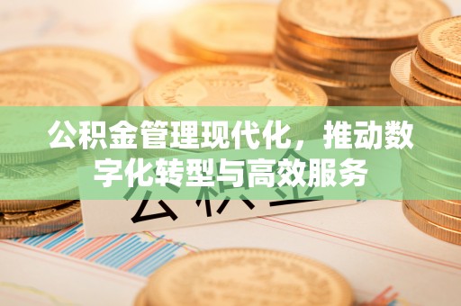 卫辉公积金管理现代化，推动数字化转型与高效服务