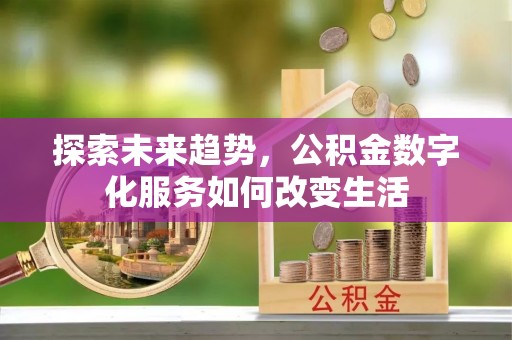 卫辉探索未来趋势，公积金数字化服务如何改变生活