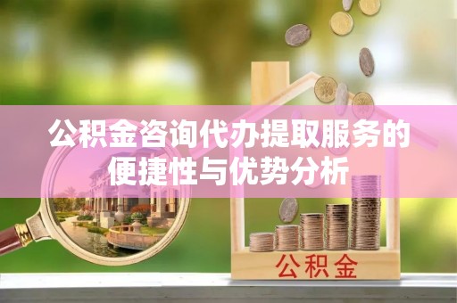卫辉公积金咨询代办提取服务的便捷性与优势分析