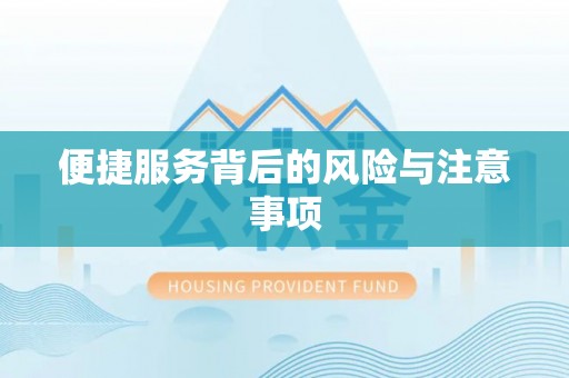 卫辉便捷服务背后的风险与注意事项